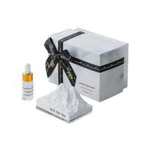 Trendy Luxury Fragrance Diffuser with Scented Alps Stone and Essential Oil Set - Elegant Home Aroma Gift Box - Two Choices of Scent Available