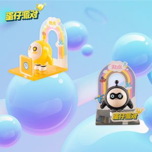 官方授权的 Eggy 聚会动作公仔收藏品 - 可爱的展示玩具