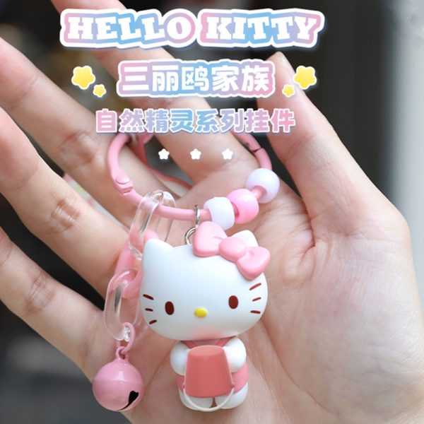 Officially Licensed Sanrio Characters Nature Spirit Series Keychain Set - Authentic and Adorable Sanrio Keychains - 图片 3