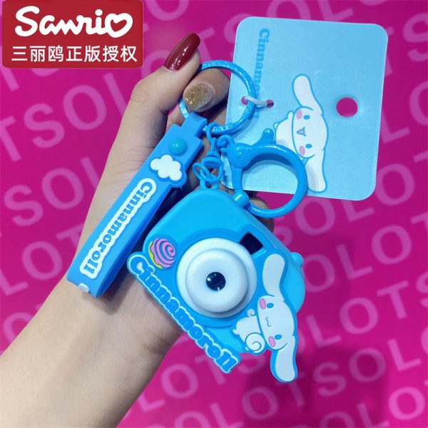 Officially Licensed Sanrio Characters Series Hand Strap - Cute Mini Camera Keychain with Functional Projection - 图片 5