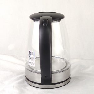 ZHUNE 1.8 升玻璃电热水壶，具有沸干保护、快速沸腾和自动关闭功能