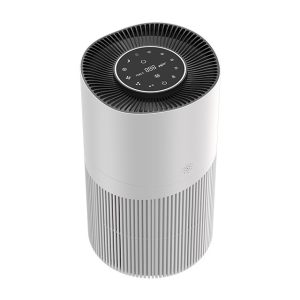 高效 3 合 1 HEPA 空气净化器，具有智能 PM2.5 检测、多速运行和超静音睡眠模式 - 白色