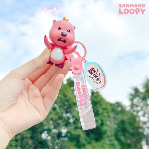 ZanMang Loopy 钥匙扣系列 - 可爱卡通动物包包吊饰