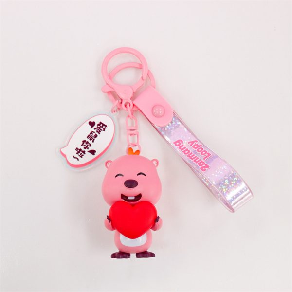 ZanMang Loopy Keychain Series - Cute Cartoon Animal Bag Charm - 图片 7