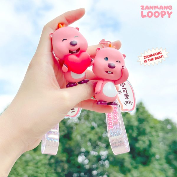 ZanMang Loopy 钥匙扣系列 - 可爱卡通动物包包吊饰