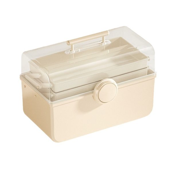 Large Capacity Dust-Proof Transparent Portable Cosmetic Storage Box - 图片 11