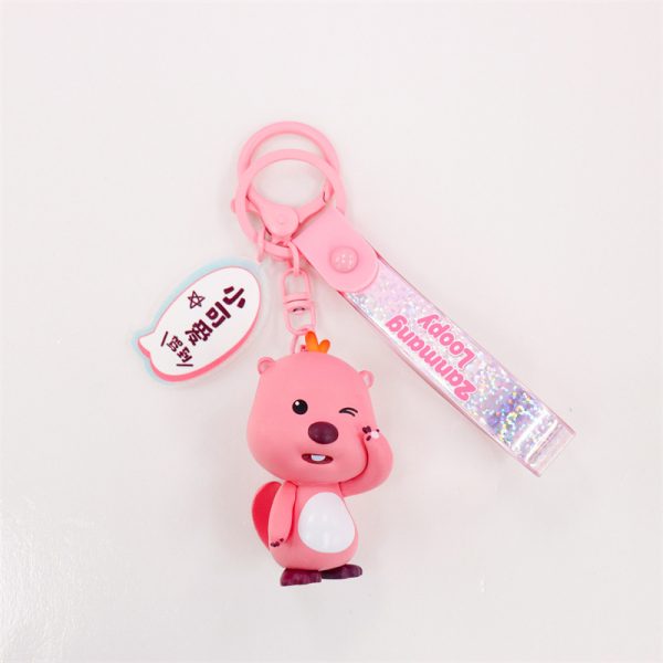 ZanMang Loopy Keychain Series - Cute Cartoon Animal Bag Charm - 图片 9