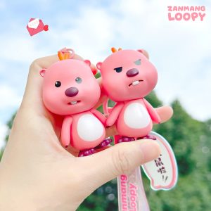 ZanMang Loopy 钥匙扣系列 - 可爱卡通动物包包吊饰