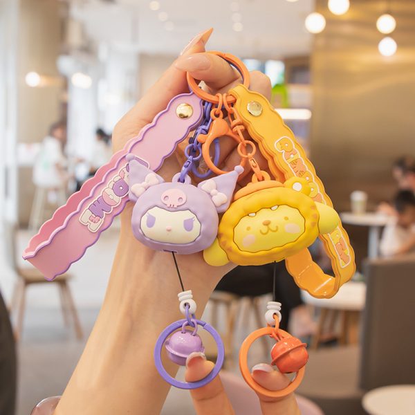 Sanrio Plush Doll Keychain - Hello Kitty and Friends Cartoon Bag Charms - 图片 4