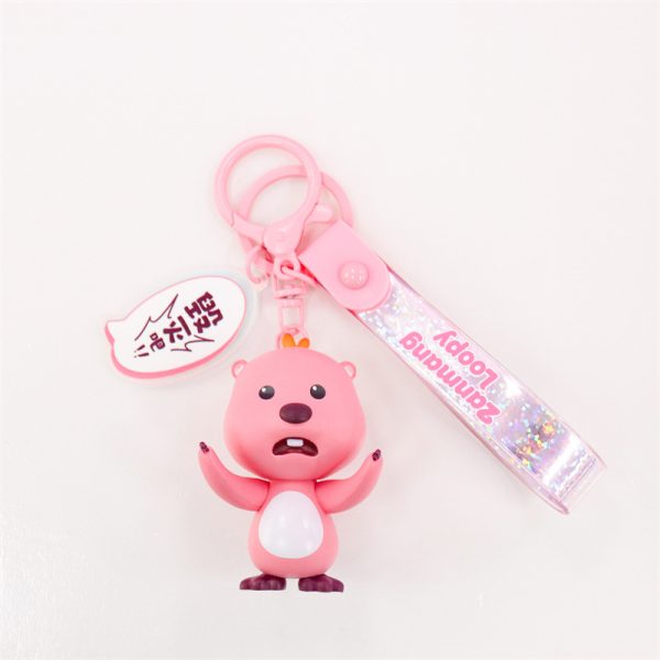 ZanMang Loopy Keychain Series - Cute Cartoon Animal Bag Charm - 图片 10