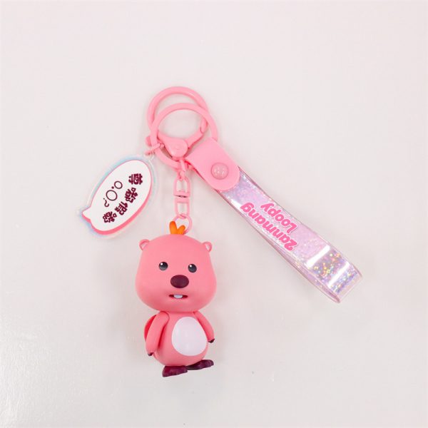 ZanMang Loopy Keychain Series - Cute Cartoon Animal Bag Charm - 图片 6