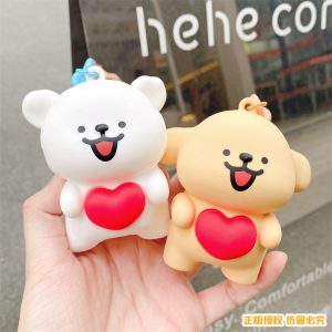 Moon Lab Studio Maltese and Retriever 钥匙扣