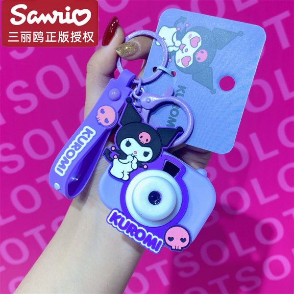 Officially Licensed Sanrio Characters Series Hand Strap - Cute Mini Camera Keychain with Functional Projection - 图片 4