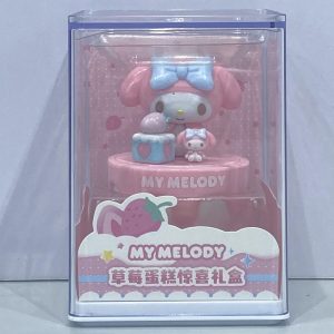 Officially Licensed Sanrio Characters Strawberry Cake Surprise Box - Collectible Figurines Features 6 Characters