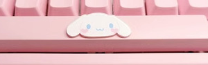 Sanrio 可爱的肉桂娃娃键帽，粉色 R4 十字轴键帽，适用于机械键盘