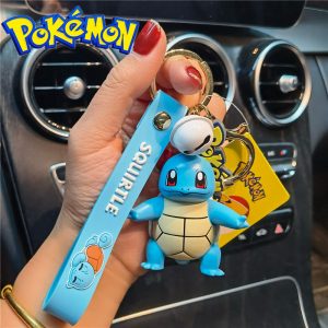官方授权的口袋妖怪皮卡丘和 Psyduck 钥匙扣及更多 - 用于钥匙和包装饰的可爱口袋妖怪钥匙扣