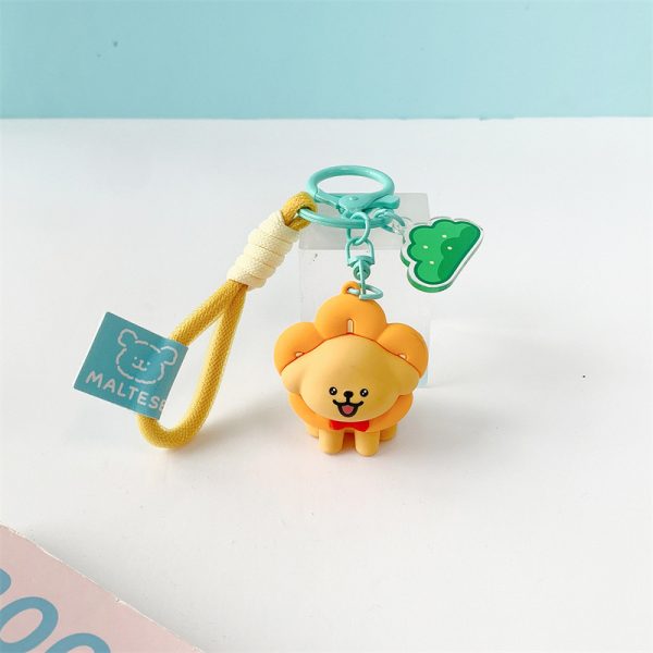 Officially Licensed Maltese Line Puppy Yummy Series Keychain Set - Cute Sweet Treats - 图片 5