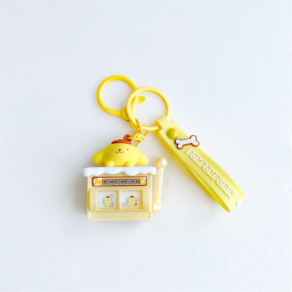 Officially Licensed Sanrio Characters Cute Shake Machine Keychain - Adorable Sanrio Key Ring and Bag Charm - 图片 3