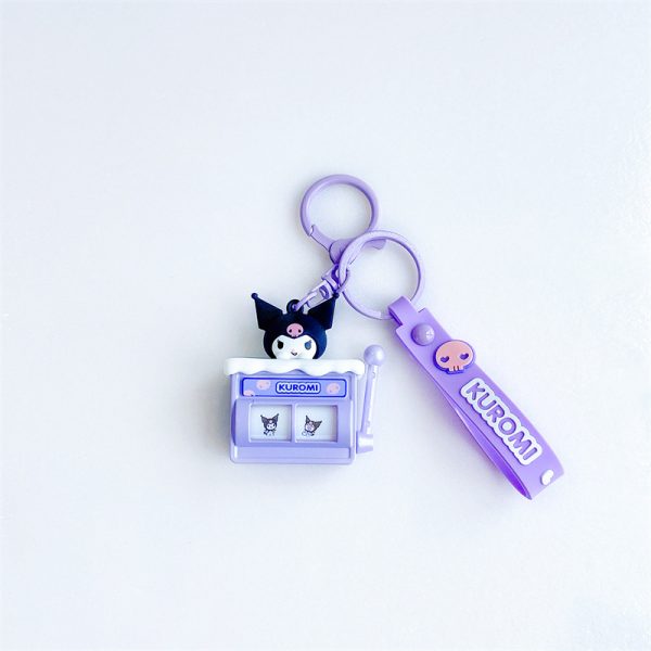 Officially Licensed Sanrio Characters Cute Shake Machine Keychain - Adorable Sanrio Key Ring and Bag Charm - 图片 4