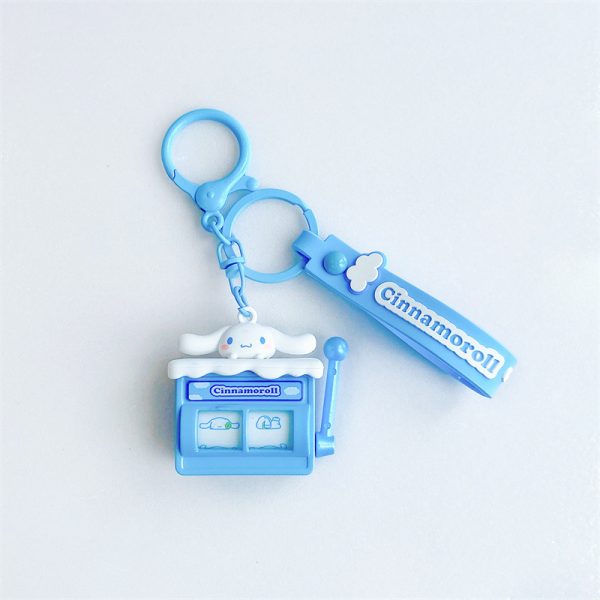 Officially Licensed Sanrio Characters Cute Shake Machine Keychain - Adorable Sanrio Key Ring and Bag Charm - 图片 5