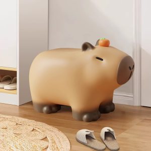 Premium Kapybara Bedside Cabinet/Coffee Table with Storage Drawers, Rounded Edges, and High-Quality Build for Kids and Adults