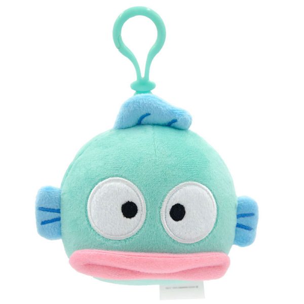Officially Licensed Hangyodon Plush Keychains - Classic Hangyodon Head