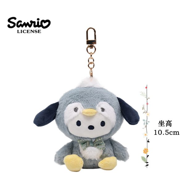 Officially Licensed Sanrio Penguin Series Poccacho Plush Keychains – Penguin Costume Poccacho (10cm) - 图片 3