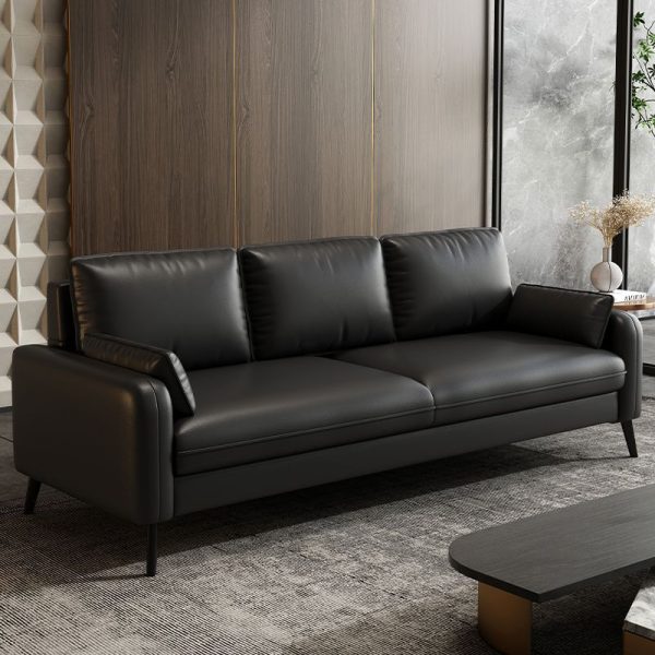 Modern Nordic Style Ergonomic Sofa - Cozy Three-Seater For Living Room, Bedroom, Balcony, and Cafe Lounge - 图片 4