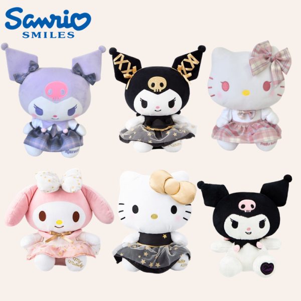 Officially Licensed Sanrio Hugging Size Kuromi Plush- Black Gold Series Kuromi  Available in Three Sizes (50cm) - 图片 3
