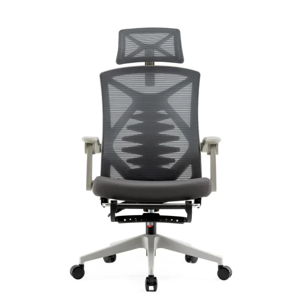 Sihoo M92 Ergonomic Office Chair – with Adaptive Synced Armrests and Enhanced Back & Lumbar Support – White/Grey - 图片 3