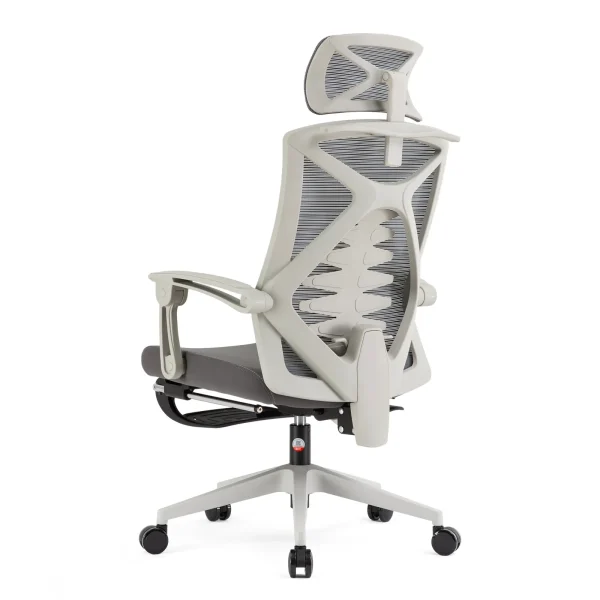 Sihoo M92 Ergonomic Office Chair – with Adaptive Synced Armrests and Enhanced Back & Lumbar Support – White/Grey - 图片 2