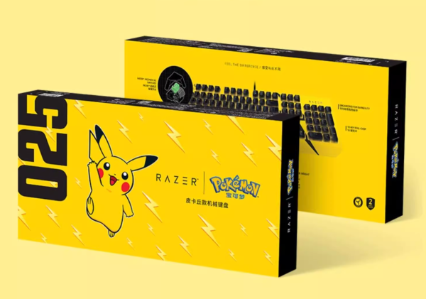 Razer x Pokemon Pikachu Limited Edition 104 Key BlackWidow  Mechanical Gaming Keyboard - Special Pokemon Pikachu Edition - 图片 5