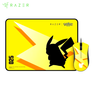 Razer x Pokémon Pikachu Special Edition Death Adder Gaming Mouse and Mouse Pad Set - Limited Edition Brand New