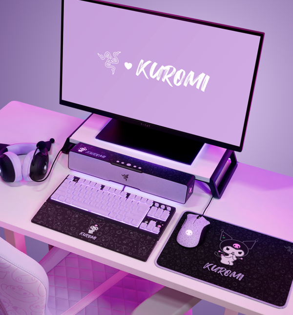 Razer Sanrio Kuromi Edition Ornata V3 Tenkeyless Low Profile RGB Gaming Keyboard - Limited Edition - 图片 2