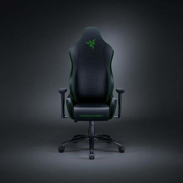 Razer Iskur X Ergonomic Gaming Chair: Ergonomically Designed for Hardcore Gaming - Multi-Layered Synthetic Leather - Durable Foam Cushions - 2D Armrests - Steel-Reinforced Body